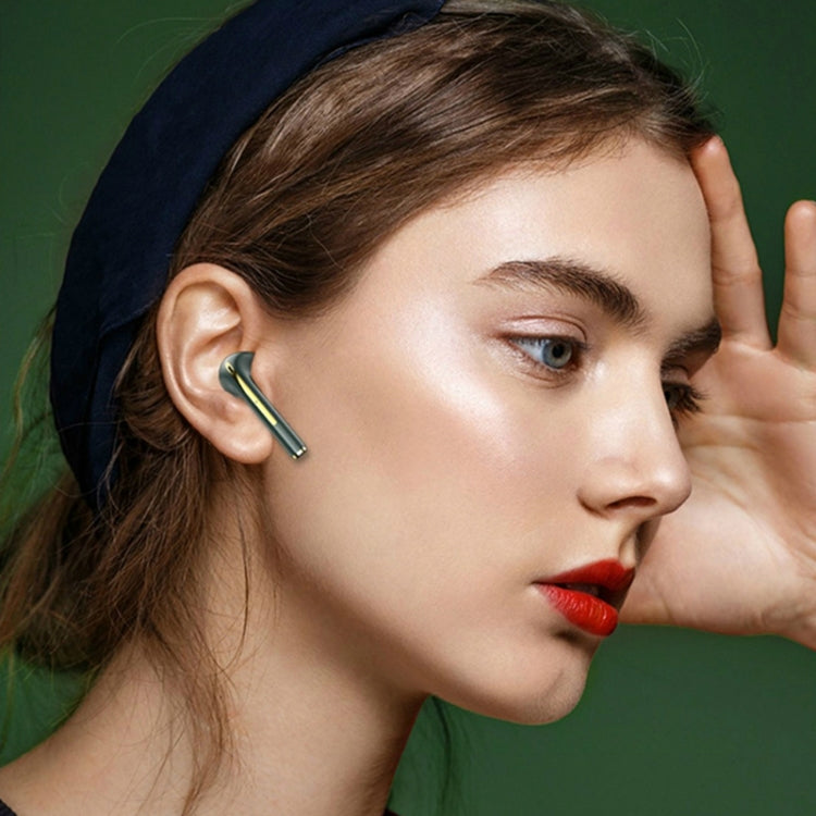 J18 Bluetooth 5.0 TWS In-Ear Wireless Earphones Long Battery Life Headphones(Blue) - TWS Earphone by PMC TechLife | Online Shopping South Africa | PMC TechLife