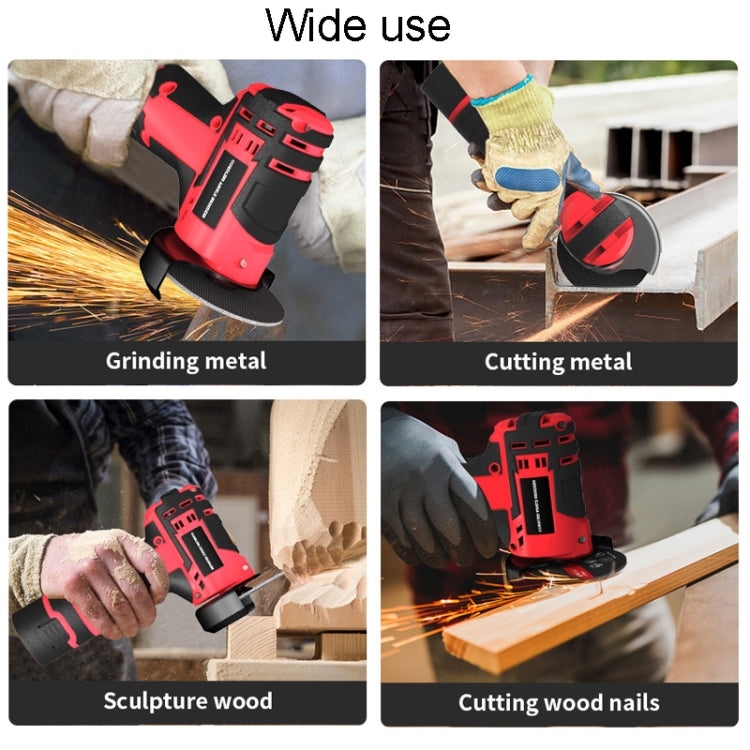 HILDA 12V 3 Inch Li-Ion Angle Grinder Home Cutting And Sanding Machine, US Plug, Model: Plastic Package With 2 Battery - free shipping - PMC TechLife - Order now!