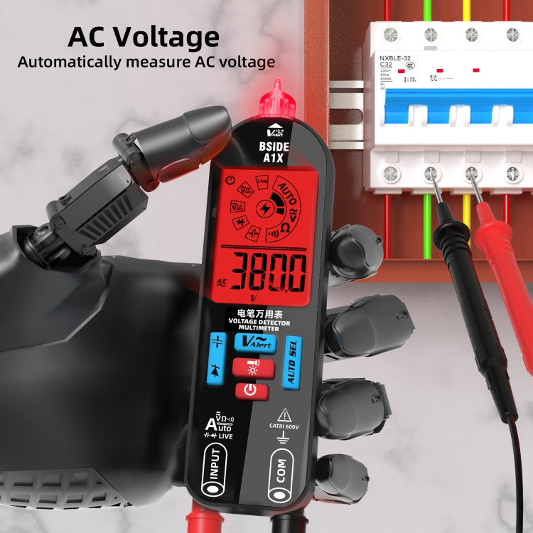 BSIDE A1X Charging Model Mini Digital Electric Pen Intelligent Automatic Merit Multimeter, Specification: Standard - Digital Multimeter by BSIDE | Online Shopping South Africa | PMC TechLife | Buy Now Pay Later Mobicred