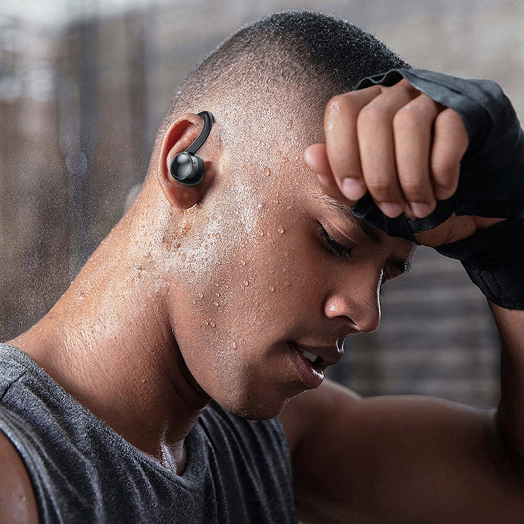 TWS Ear-Mounted LED Digital Display Noise Reduction Bluetooth Earphones With Power Bank Function(Blue) - free shipping - PMC TechLife - Order now!