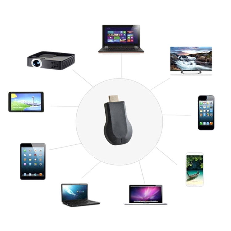 AnyCast M9 Plus Wireless WiFi Display Dongle Receiver Airplay Miracast DLNA 1080P HDMI TV Stick for iPhone, Samsung, and other Android Smartphones - Wireless Display Dongle by PMC TechLife | Online Shopping South Africa | PMC TechLife | Buy Now Pay Later Mobicred