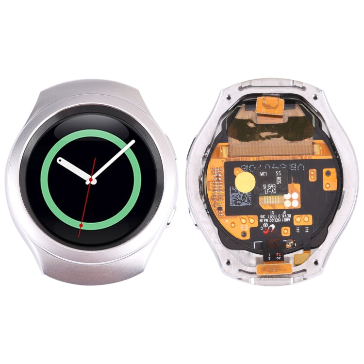 LCD Screen and Digitizer Full Assembly With Frame for Samsung Galaxy Gear S2 SM-R720(White) - free shipping - PMc TechLife - Order now!