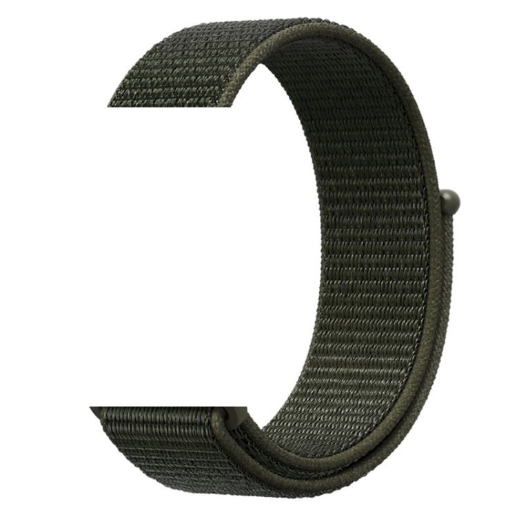 For Apple Watch 46mm / 49mm / 45mm / 44mm Simple Fashion Nylon Watch Band with Magic Stick(Army Green) - Watch Bands by PMC TechLife | Online Shopping South Africa | PMC TechLife | Buy Now Pay Later Mobicred