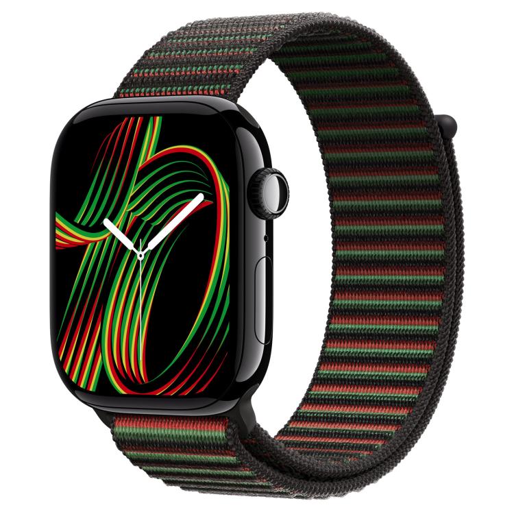 For Apple Watch 46mm / 49mm / 45mm / 44mm Simple Fashion Nylon Watch Band with Magic Stick(Black Unity) - free shipping - PMc TechLife - Order now!