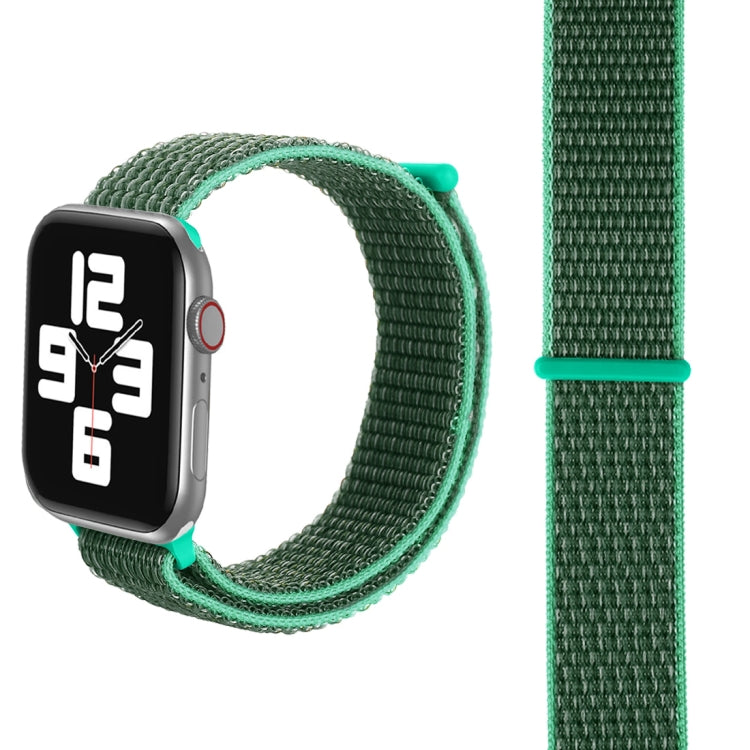 For Apple Watch 46mm / 49mm / 45mm / 44mm Simple Fashion Nylon Watch Band with Magic Stick(Grass Green) - Watch Bands by PMC TechLife | Online Shopping South Africa | PMC TechLife | Buy Now Pay Later Mobicred
