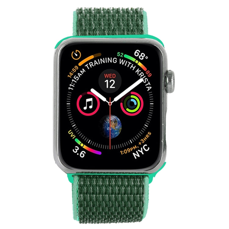 For Apple Watch 46mm / 49mm / 45mm / 44mm Simple Fashion Nylon Watch Band with Magic Stick(Grass Green) - Watch Bands by PMC TechLife | Online Shopping South Africa | PMC TechLife | Buy Now Pay Later Mobicred