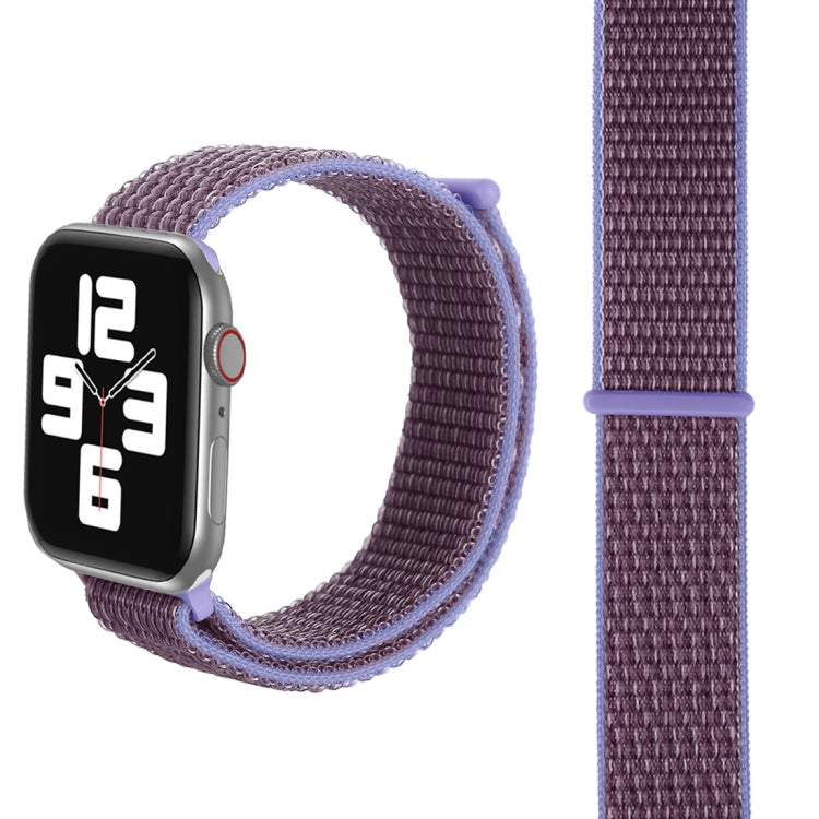 For Apple Watch 46mm / 49mm / 45mm / 44mm Simple Fashion Nylon Watch Band with Magic Stick(Light Purple) - Watch Bands by PMC TechLife | Online Shopping South Africa | PMC TechLife | Buy Now Pay Later Mobicred
