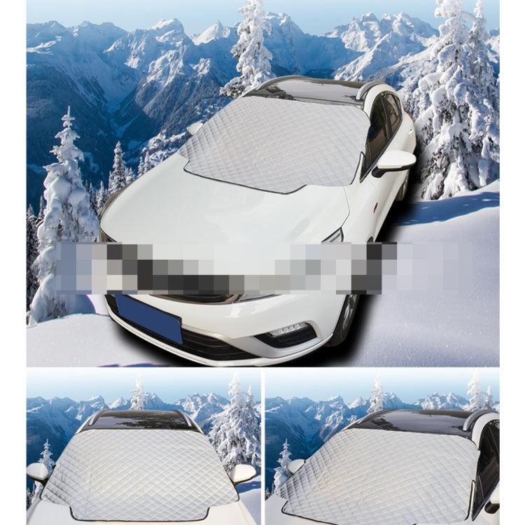 Automobile Front Windshield Cover Snow Cover Plus Cotton Car Windshield Sun Shade Winter Car Snow Shield Cover, Random Color Delivery - PE Material by PMC TechLife | Online Shopping South Africa | PMC TechLife | Buy Now Pay Later Mobicred