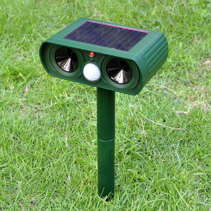 2 PCS Powerful Ultrasonic Solar-powered Animal Repeller With PIR Sensor & Light Sensor, Got the CE / ROHS Certification - Outdoor Insect Repellent by PMC Jewellery | Online Shopping South Africa | PMC Jewellery | Buy Now Pay Later Mobicred