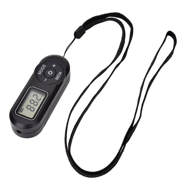 HRD-727 Portable LCD Display DSP FM Radio with Headset (Black) - Radio Player by PMC TechLife | Online Shopping South Africa | PMC TechLife