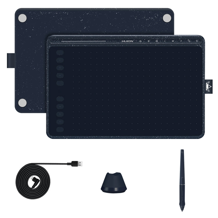 HUION HS611 5080 LPI Touch Strip Art Drawing Tablet for Fun, with Battery-free Pen & Pen Holder(Blue) - free shipping - PMC TechLife - Order now!