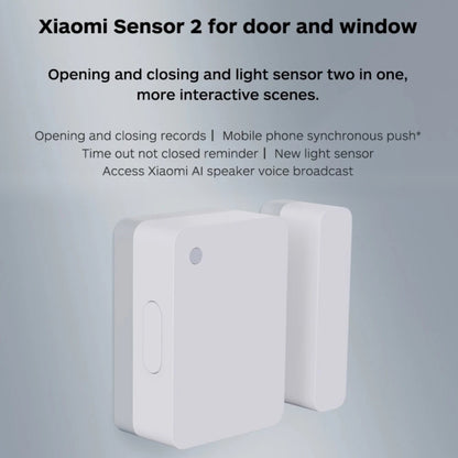 Original Xiaomi Intelligent Mini Door Window Sensor for Xiaomi Smart Home Suite Devices, with the Xiaomi Multifunctional Gateway Use (CA1001)(White) - Home Automation Modules by Xiaomi | Online Shopping South Africa | PMC Jewellery | Buy Now Pay Later Mobicred