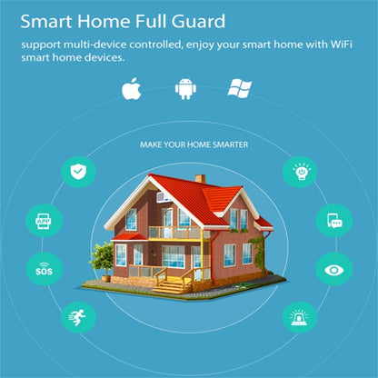 NEO NAS-SC02W Wireless WiFi EU Smart Light Control Switch 2Gang - Smart Switch by NEO | Online Shopping South Africa | PMC Jewellery | Buy Now Pay Later Mobicred