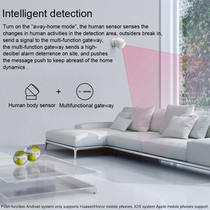 Original Huawei Smart Selection Ecological Products iHORN Smart 360 Degree Rotation Human Body Sensor, Support HUAWEI HiLink - Home Automation Modules by Huawei | Online Shopping South Africa | PMC Jewellery | Buy Now Pay Later Mobicred