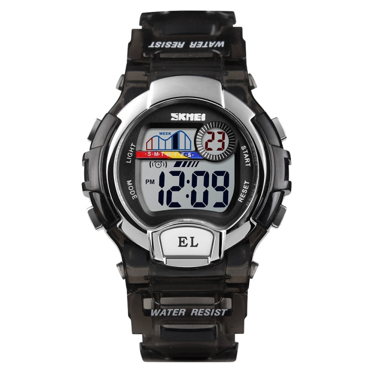 SKMEI 1450 Women Transparent Digital Watch 50m Waterproof Sports Watch with LED Light(Black) - free shipping - PMC TechLife - Order now!
