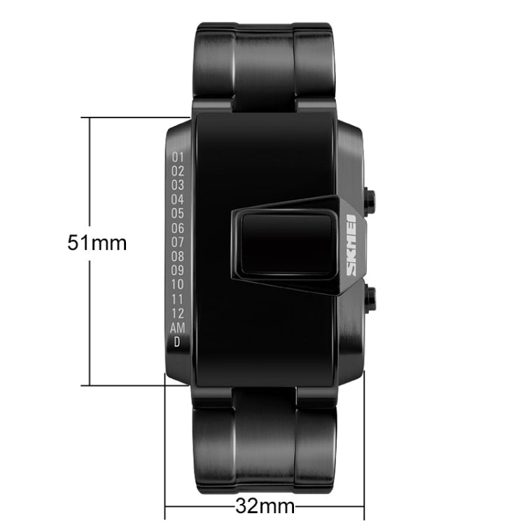 SKMEI 1179 Multifunctional Men Outdoor Sports Noctilucent Waterproof LED Digital Watch(Silver) - free shipping - PMC TechLife - Order now!