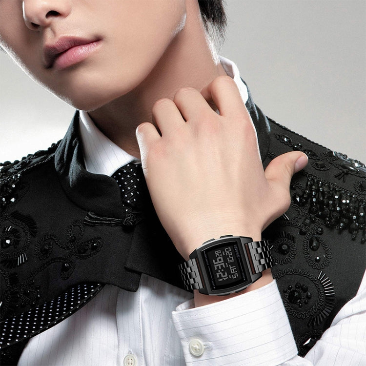 SKMEI 1368 Multifunctional Men Outdoor Sports Noctilucent Waterproof Digital Watch(Rose Gold) - free shipping - PMC TechLife - Order now!