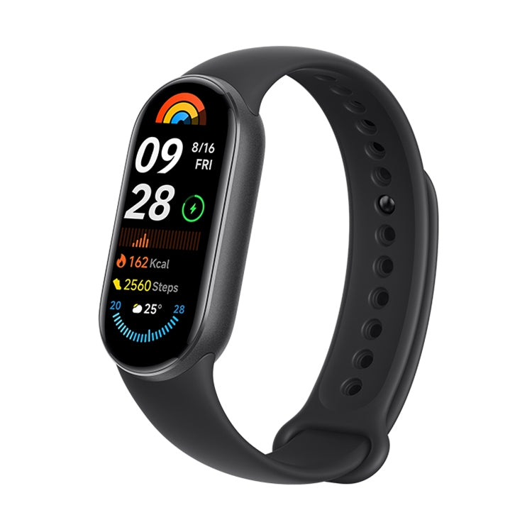 Original Xiaomi Smart Band 9 1.62 inch AMOLED Screen 5ATM Waterproof Smart Watch, Support Blood Oxygen / Heart Rate Monitor (Black) - free shipping - PMC TechLife - Order now!
