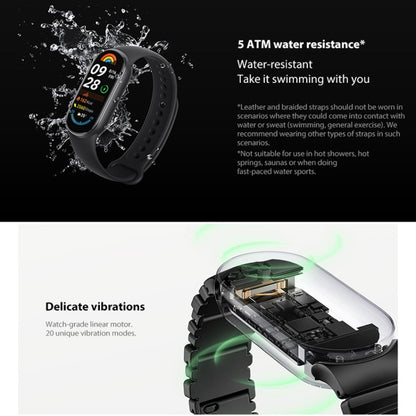 [HK Warehouse] Original Xiaomi Smart Band 9 Global 1.62 inch AMOLED Screen 5ATM Waterproof Smart Watch, Support Blood Oxygen / Heart Rate Monitor (Silver) - Wearable Devices by Xiaomi | Online Shopping South Africa | PMC Jewellery | Buy Now Pay Later Mobicred