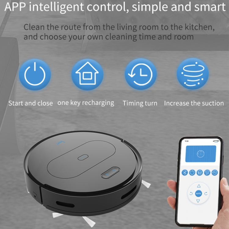 BOWAI OB11 Household Intelligent Remote Control Sweeping Robot (Black) - Robot Vacuum Cleaner by PMC Jewellery | Online Shopping South Africa | PMC Jewellery | Buy Now Pay Later Mobicred