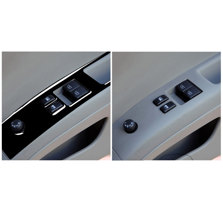 For Nissan 350Z 2003-2005 2pcs Car Window Lift Decorative Sticker, Right Drive - Car Interior Mouldings by PMC Jewellery | Online Shopping South Africa | PMC Jewellery | Buy Now Pay Later Mobicred