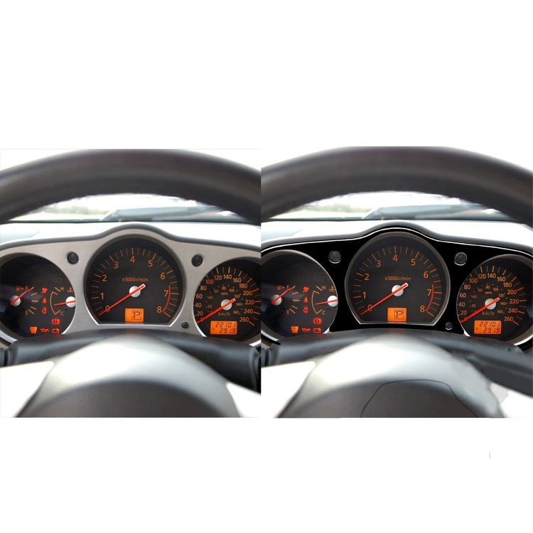 For Nissan 350Z 2003-2009 Car Speedometer Surround Decorative Stickers, Left and Right Drive Universal - Car Interior Mouldings by PMC Jewellery | Online Shopping South Africa | PMC Jewellery | Buy Now Pay Later Mobicred