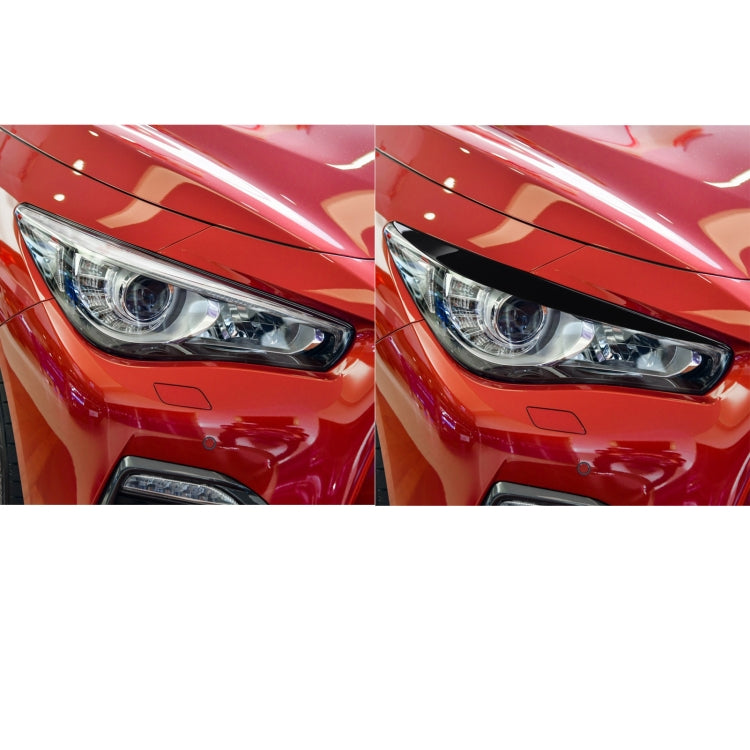 Car ABS Light Eyebrow For Infiniti Q50 2014-2019 - Lamp Decoration by PMC Jewellery | Online Shopping South Africa | PMC Jewellery | Buy Now Pay Later Mobicred