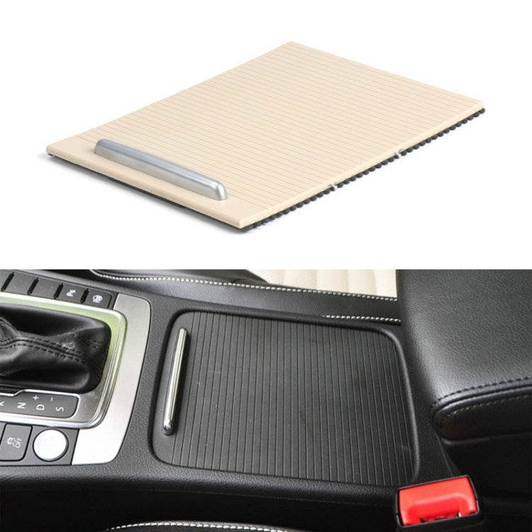 Car Center Console Water Cup Holder Cover Trim for Volkswagen Magotan / CC / Passat, Left Driving(Beige) - Stowing Tidying by PMC Jewellery | Online Shopping South Africa | PMC Jewellery