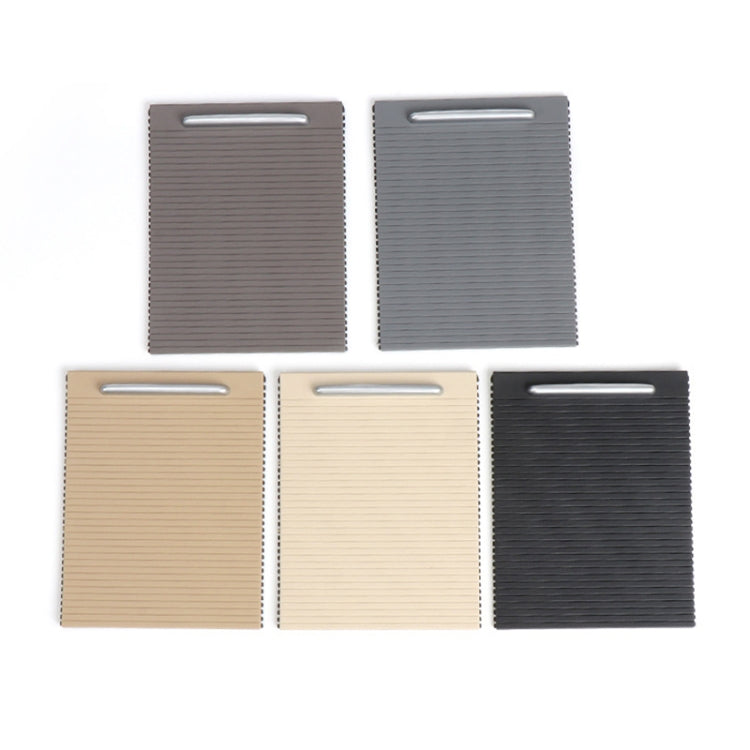 Car Center Console Water Cup Holder Cover Trim for Volkswagen Magotan / CC / Passat, Left Driving(Dark Beige) - Stowing Tidying by PMC TechLife | Online Shopping South Africa | PMC TechLife | Buy Now Pay Later Mobicred
