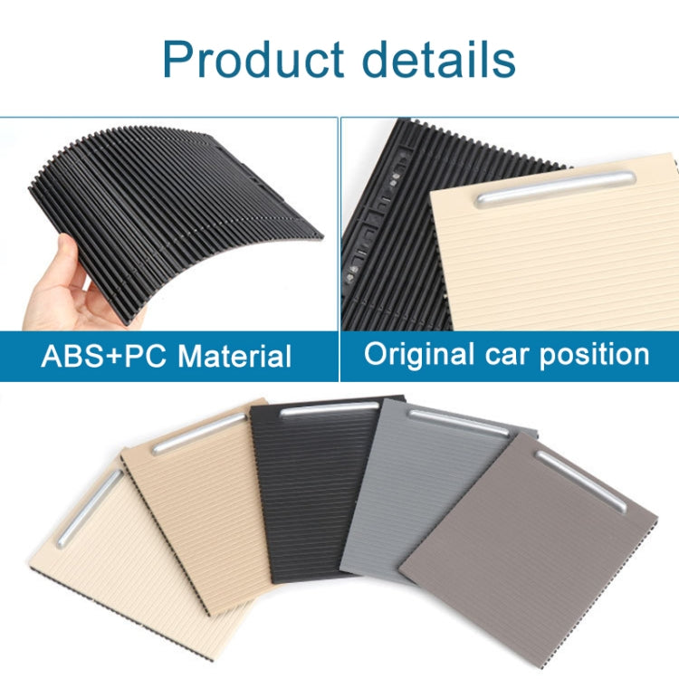Car Center Console Water Cup Holder Cover Trim for Volkswagen Magotan / CC / Passat, Left Driving (Grey) - Stowing Tidying by PMC TechLife | Online Shopping South Africa | PMC TechLife | Buy Now Pay Later Mobicred
