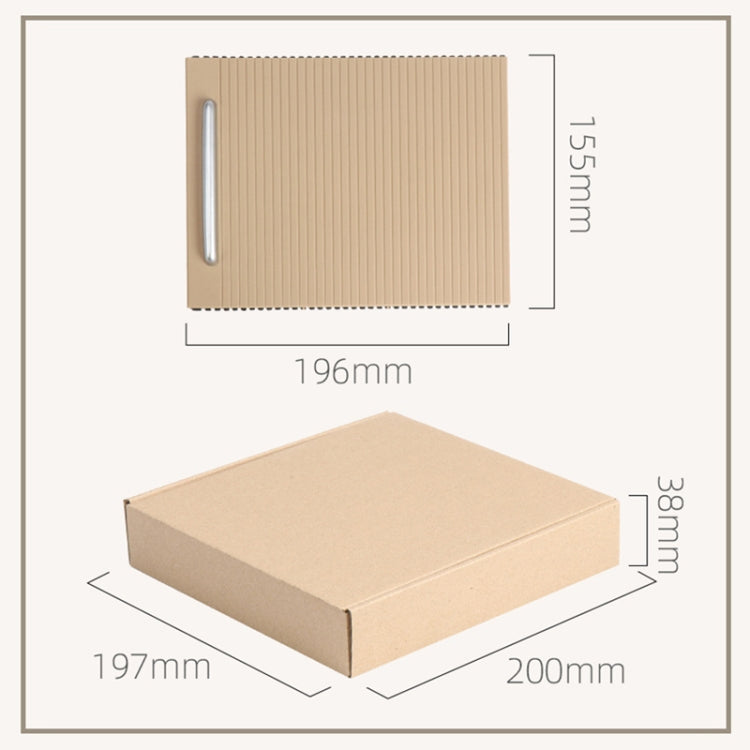 Car Center Console Water Cup Holder Cover Trim for Volkswagen Magotan / CC / Passat, Left Driving(Dark Beige) - Stowing Tidying by PMC TechLife | Online Shopping South Africa | PMC TechLife | Buy Now Pay Later Mobicred
