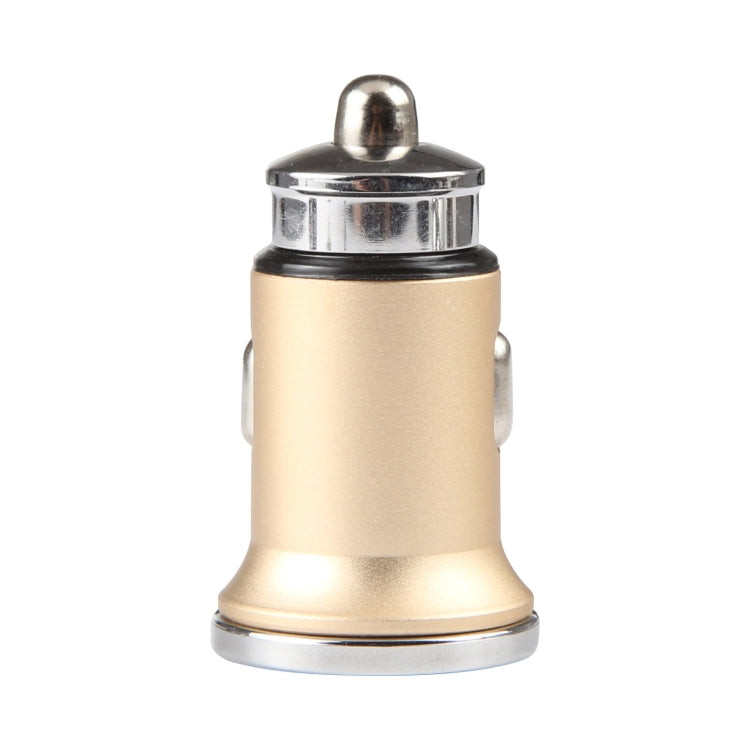 AR-CA08 12W 2A USB-C / Type-C + USB Ports Car Charger (Gold) - Car Charger by PMC Jewellery | Online Shopping South Africa | PMC Jewellery | Buy Now Pay Later Mobicred