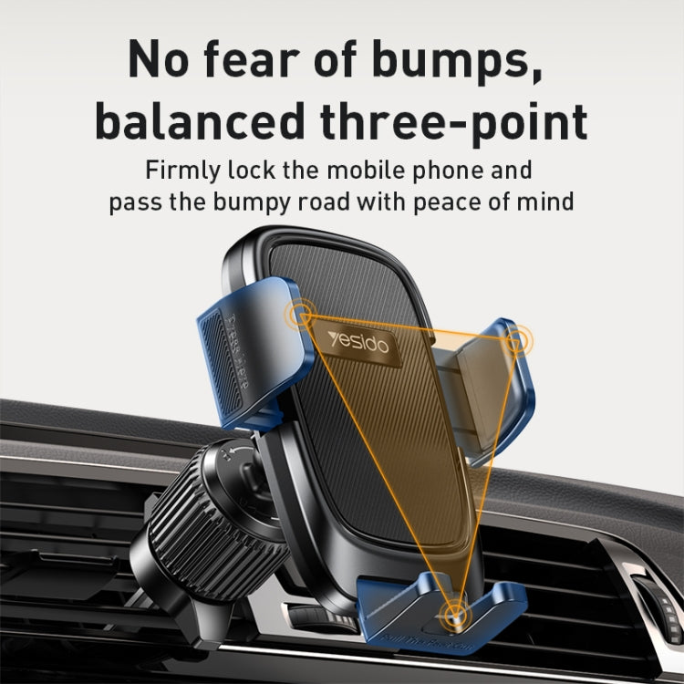 Yesido C241 Adjustable Car Air Vent Mobile Phone Holder - Car Holders by Yesido | Online Shopping South Africa | PMC Jewellery | Buy Now Pay Later Mobicred