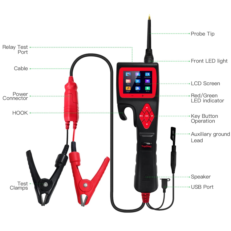 TopDiag P200 Car Circuit Intelligent Analyzer Diagnostic Instrument - Electronic Test by PMC Jewellery | Online Shopping South Africa | PMC Jewellery | Buy Now Pay Later Mobicred