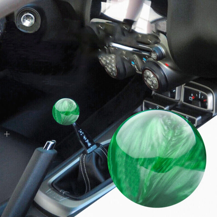 Car Modified Marble Star Gear Head Shifter Cover with Adapter (Green) - Shift Knob by PMC Jewellery | Online Shopping South Africa | PMC Jewellery | Buy Now Pay Later Mobicred