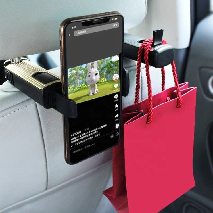 G202 Car Creative Phone Bracket Hook 360 Degree Rotating Telescopic Bracket(Silver) - Car Holders by PMC TechLife | Online Shopping South Africa | PMC TechLife | Buy Now Pay Later Mobicred