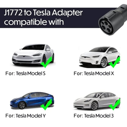 For Tesla New Energy Vehicle Charging Gun Type 1 to Tesla Adapter - EV Charger Accessories by PMC Jewellery | Online Shopping South Africa | PMC Jewellery