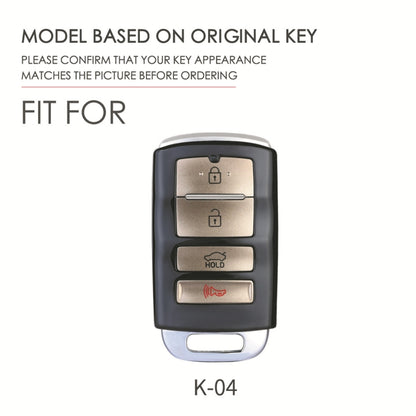 For Kia K4 Hallmo Car Cowhide Leather Key Protective Cover Key Case(Black) - Car Key Cases by Hallmo | Online Shopping South Africa | PMC Jewellery | Buy Now Pay Later Mobicred