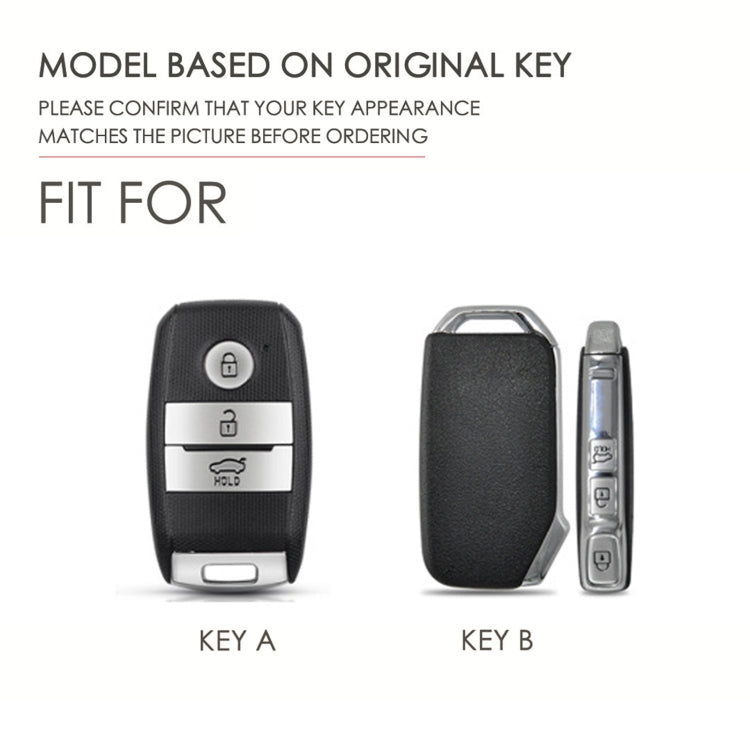 For Kia Sportage R / K5 / K4 / K2 / KX3 Hallmo A Style Car Cowhide Leather Key Protective Cover Key Case(Brown) - free shipping - PMC TechLife - Order now!