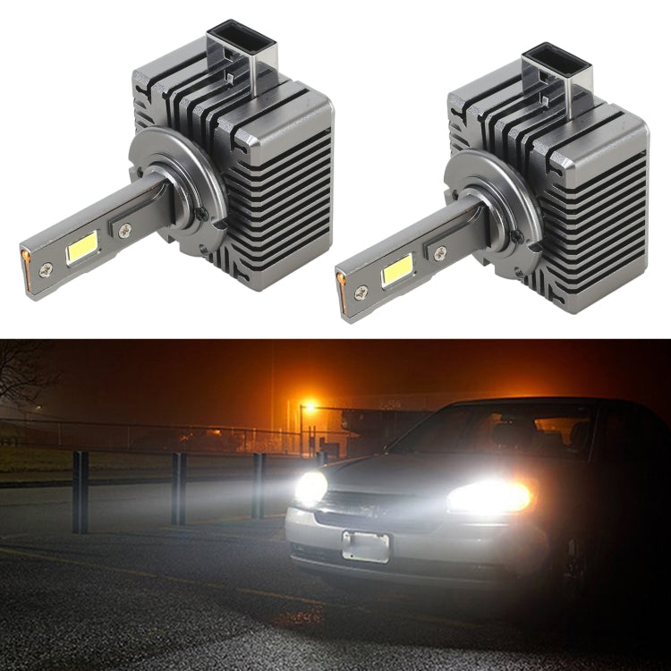 1 Pair D Series D1 Car HID Ballast to LED Headlight DC12V / 35W / 6000K / 4000LM (White Light) - LED Headlamps by PMC Jewellery | Online Shopping South Africa | PMC Jewellery | Buy Now Pay Later Mobicred