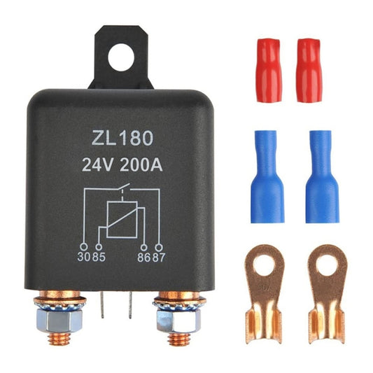 24V 200A Car Start Relay with Accessories - Relays by PMC Jewellery | Online Shopping South Africa | PMC Jewellery | Buy Now Pay Later Mobicred