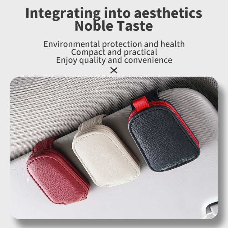 Car Sun Visor Glasses Clip Multi-functional Card Storage Bracket (Grey) - Sunglasses & Glasses Clips by PMC TechLife | Online Shopping South Africa | PMC TechLife | Buy Now Pay Later Mobicred