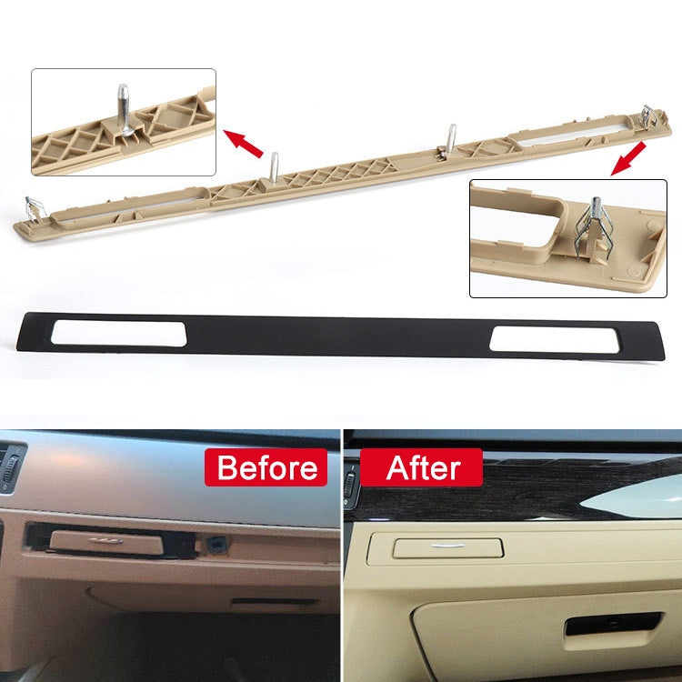 For BMW 3 Series E90 Left Driving Dashboard Water Cup Holder Decorative Frame 5145 7138 797-CT(Carbon Fiber Black) - free shipping - PMC TechLife - Order now!