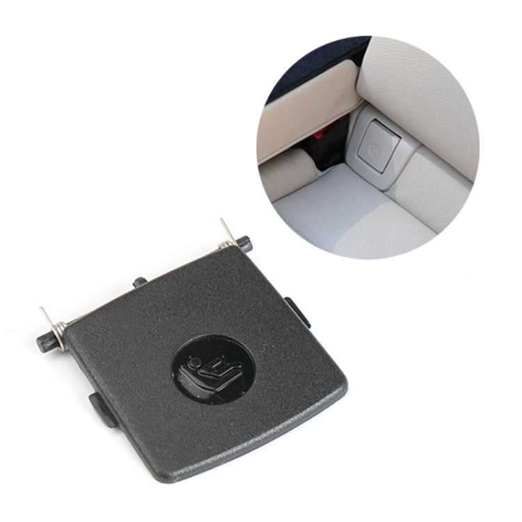 For BMW 3 Series E92 Left Driving Car Child Safety Seat Isofix Switch Cover 5220 6970 744-1(Black) - Seat Accessories by PMC TechLife | Online Shopping South Africa | PMC TechLife