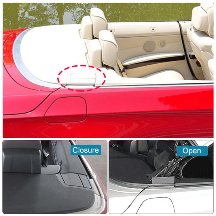For BMW 3 Series E93 Left Driving Car Convertible Rear Platform Right Hinge Cover Folding Cover 5437 7175 480(Black) - free shipping - PMC TechLife - Order now!