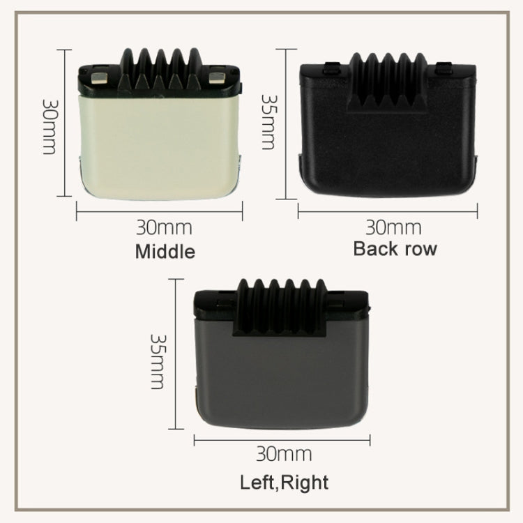 For Lexus ES240 / ES350 Left-hand Drive Car Rear Row Air Conditioning Air Outlet Paddle 55660-33210(Black) - Air Conditioning System by PMC TechLife | Online Shopping South Africa | PMC TechLife | Buy Now Pay Later Mobicred