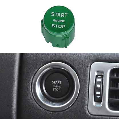 One-key Start Engine Stop Switch Button for Land Rover Range Rover / Discovery, Left Driving(Green) - Car Switches by PMC Jewellery | Online Shopping South Africa | PMC Jewellery | Buy Now Pay Later Mobicred