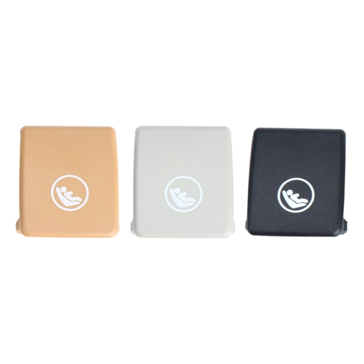 Child Seat Rear Row Seat Safety Belt Anchor Cover For volvo V90 / S90 / S60 / XC40 / XC60, Left-Drive(Beige White) - Auto Fastener & Clips by PMC TechLife | Online Shopping South Africa | PMC TechLife | Buy Now Pay Later Mobicred