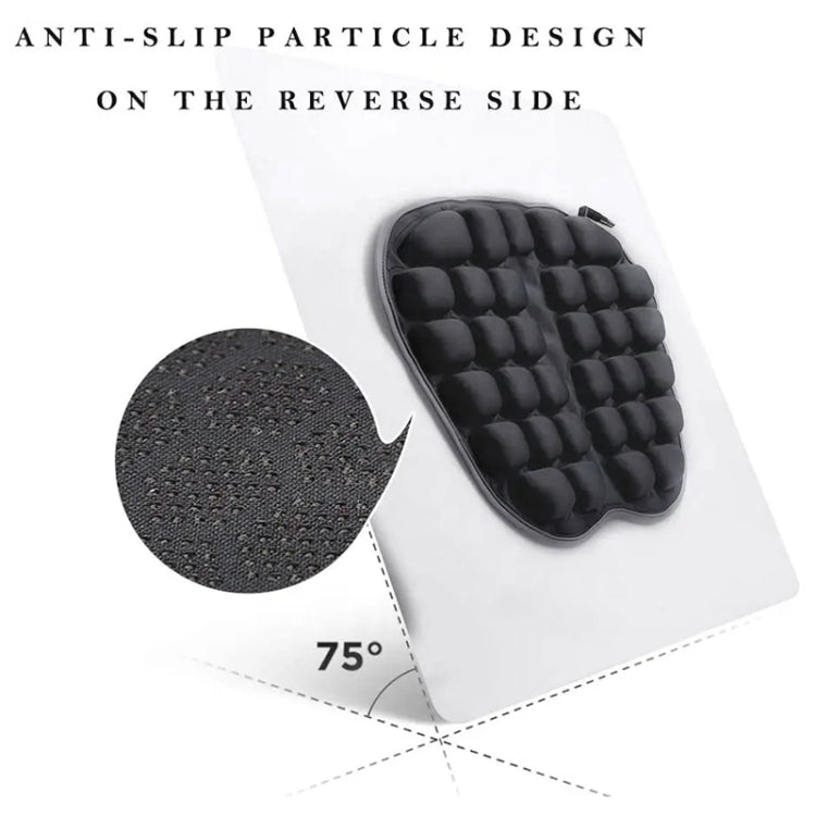 IN-SC003 Car Office Inflatable Airbag Seat Cushion, Style: Electric Water Inflatable Dual-Use (Black) - Seat Accessories by PMC TechLife | Online Shopping South Africa | PMC TechLife | Buy Now Pay Later Mobicred