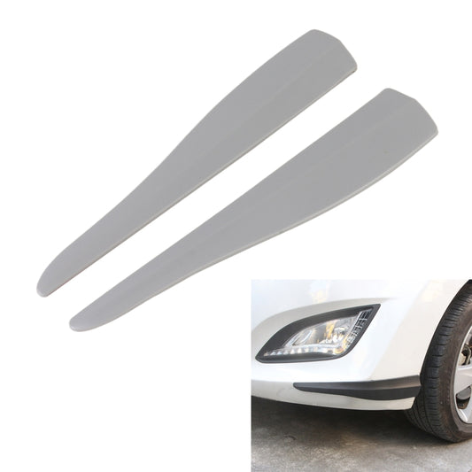 1 Pair Car Solid Color Silicone Bumper Strip, Style: Short (Grey) - Anti Collision Sticker by PMC Jewellery | Online Shopping South Africa | PMC Jewellery | Buy Now Pay Later Mobicred